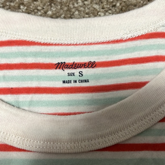 Madewell Striped Tank Top size small - Picture 2 of 3